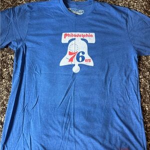 Mitchell & Ness Blue Philadelphia Tee